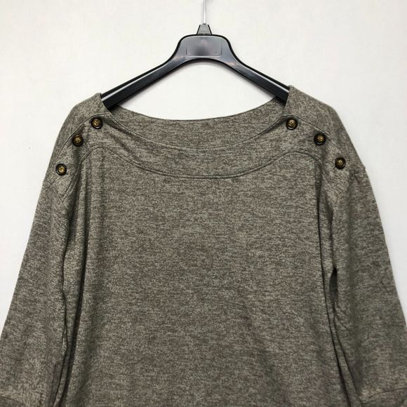 Cable & Gauge Women 3/4 Sleeve Blouse Top Shirt Plus Size 1X Casual B244 -20 - Picture 10 of 14